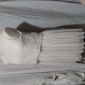 Forever 21 cream colored dress